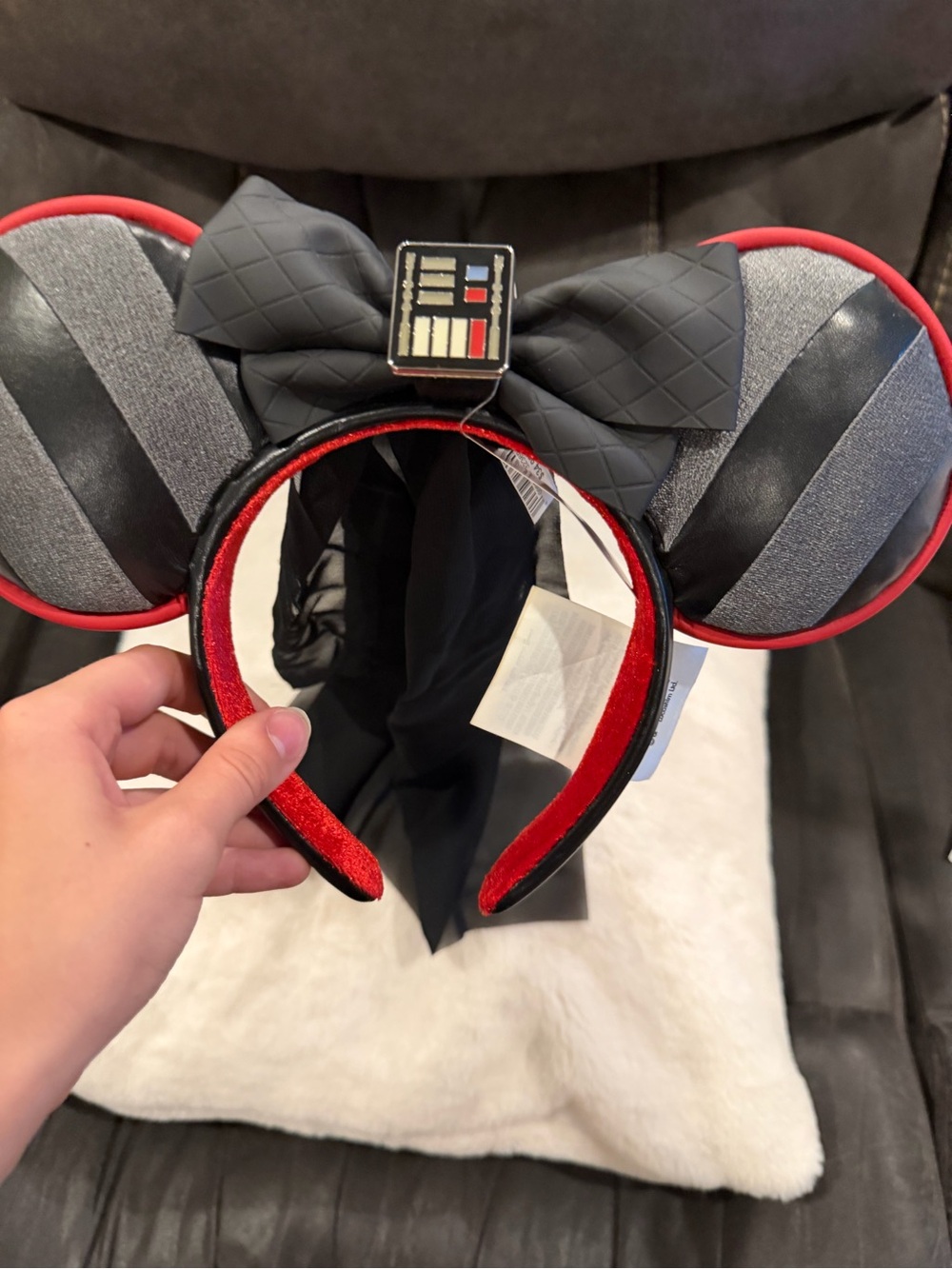 Disney Darth Vader Ears With Veil